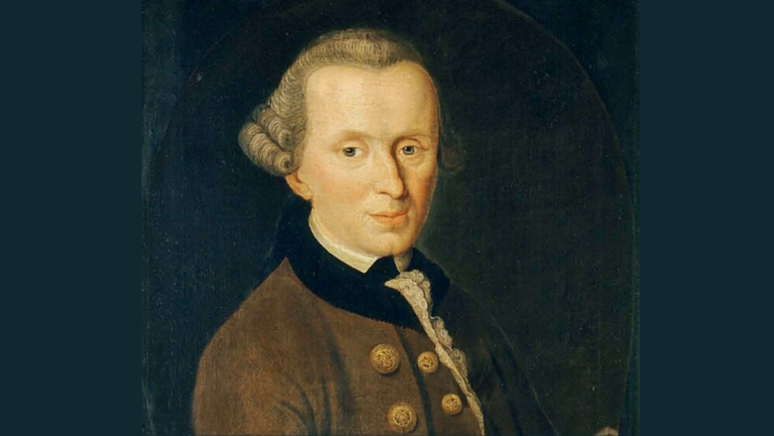 Portrett av Immanuel Kant. 
