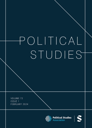 Cover of "Political science" in SAGE journals 