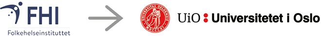 Bilde av FHI og UiOs logo