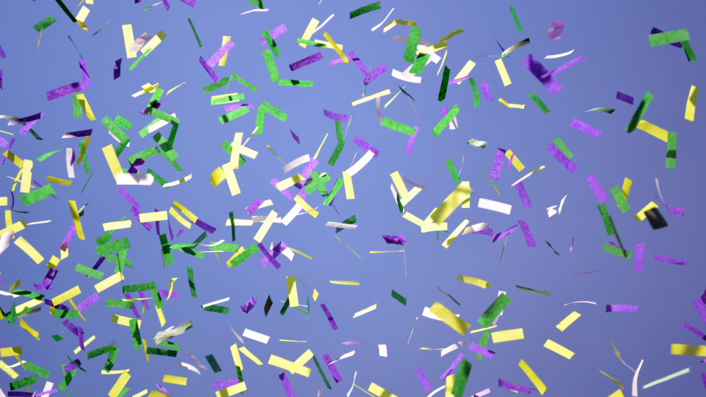 Confetti, celebration, colorful