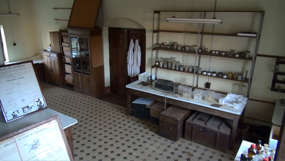 The river blindness laboratory, used mainly 1950s-80s by British, Kenyan and Tanzanian scientists in Amani Hill Research station in North-Eastern Tanzania